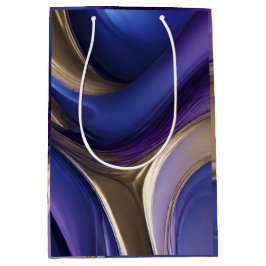 Modern och Chic-blå Lila och Guld