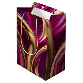 Modern och Chic-Fuchsia Lila och Guld