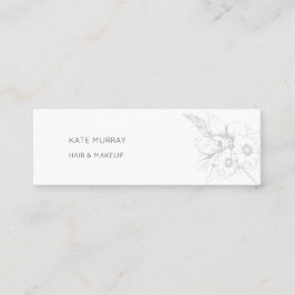 Modern och Chic Mini-Affärskortet Mini Visitkort