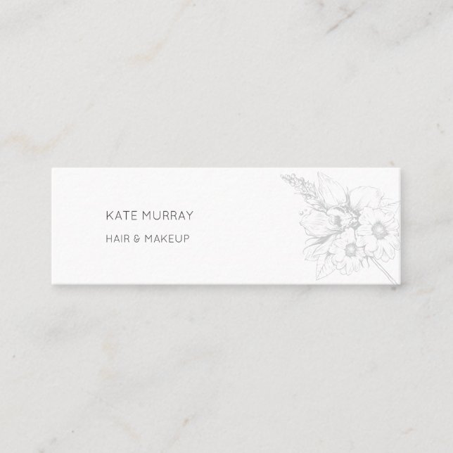 Modern och Chic Mini-Affärskortet Mini Visitkort (Framsida)