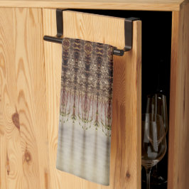 Modern och dekorativ design med grått kökshandduk