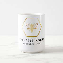 Modern och Elegant - Golden Honungsbiodlingsföreta Kaffemugg