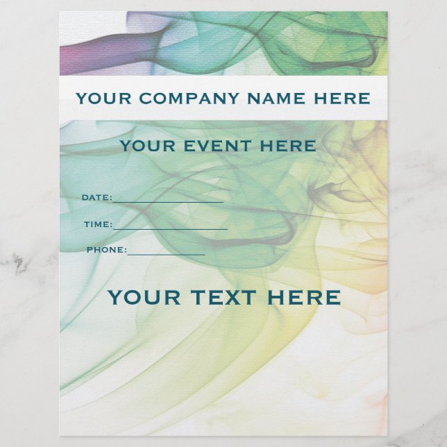 Modern och Elegant Kontor 8.5" x 11" Flyer (Framsidan)