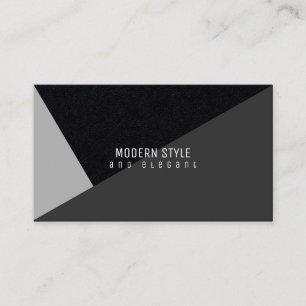 Modern och Elegant - minimalt geometriskt Visitkort