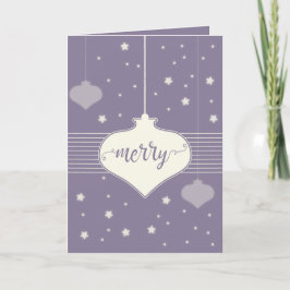 Modern och Elegant Retro God jul-kort Helgkort