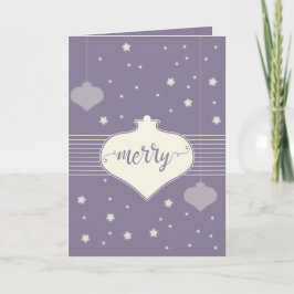 Modern och Elegant Retro "God jul"-kort Helgkort
