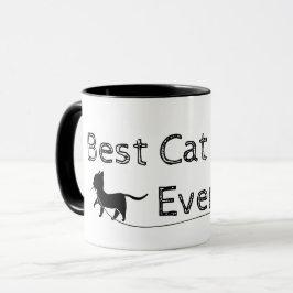Modern och enkel bästa Kat Mamma någonsin Mugg