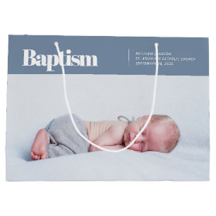 Modern och enkel fotobaptismal