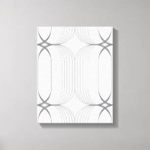 Modern och enkel lyxillustration av eleganten möns canvastryck