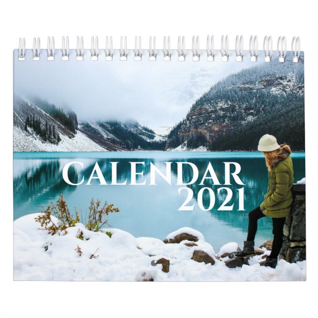 Modern och enkel storefoto 2021 kalender (Omslag)