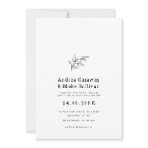 Modern och enkel svart och vit löv i klass I