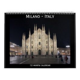 Modern och gammal Milano - Italien - foto Kalender