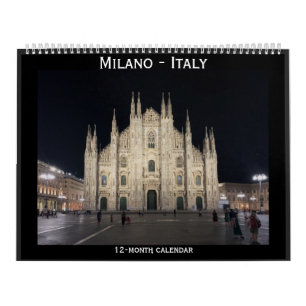 Modern och gammal Milano - Italien - foto Kalender