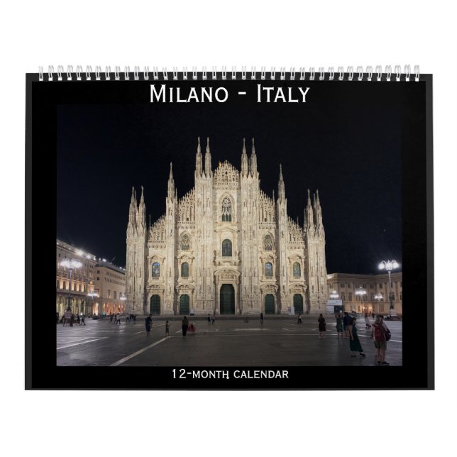 Modern och gammal Milano - Italien - foto Kalender (Omslag)