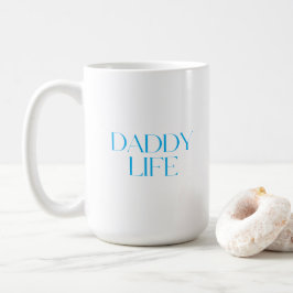 Modern och klassy Typography Pappa Life Classic Kaffemugg