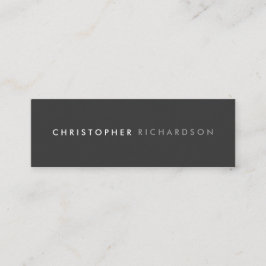 MODERN och MINIMAL 4 Smala Affärskort Mini Visitkort