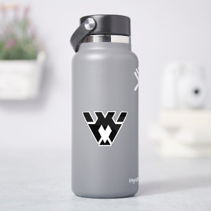 Modern och minimal bokstav W monogram Klistermärken