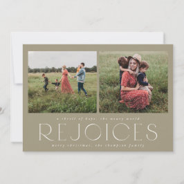 Modern och minimal Helgdag-fotokort i tejp Inbjudningar