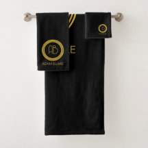 Modern och minimal svart & Guld