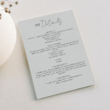 Modern och minimalistisk information