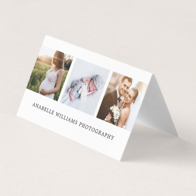 Modern och minsta | fotografi visitkort (Framsida)