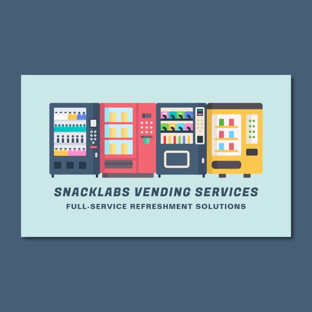 Modern och modern lösning för renovering av Maskin Visitkort (Stylish vending machine business card)