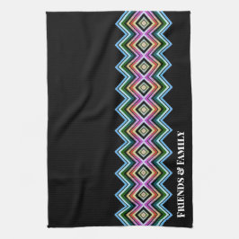 Modern och modern snyggt, djärv kökshandduk