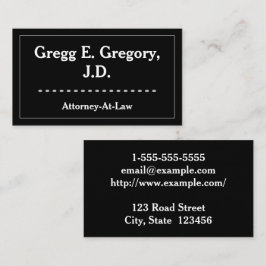 Modern och ren Advokat-På-Lag visitkort