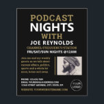 Modern och Snyggt-podraster, podradiosändning Flygblad<br><div class="desc">Modern och Snyggt Podcaster,  Podcast Advertising Flyer från Affärskortet Store.</div>