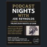 Modern och Snyggt-podraster, podradiosändning Reklamblad<br><div class="desc">Modern och Snyggt Podcaster,  Podcast Advertising Flyer från Affärskortet Store.</div>