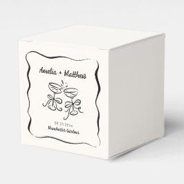 Modern och vismisk Hand plockade Bröllop Presentaskar