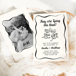 Modern och vismisk Hand plockade Engagemang Inbjudningar