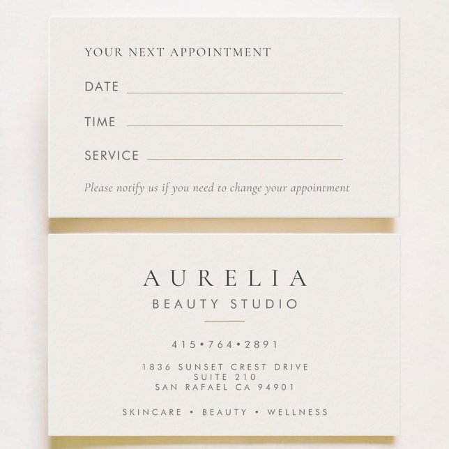 Modern Office Appointment Card Visitkort (Skapare uppladdad)