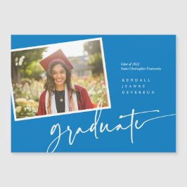 Modern ögonblicksbild av Photo Student Magnetisk Inbjudningskort