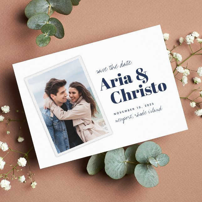 Modern ögonblicksbild | Lodrät Photo Spara Datumet (Skapare uppladdad)