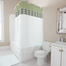 Modern Oliv grönt mönstrad