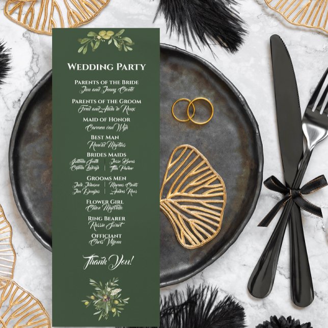 Modern Oliv grönt plattkort (Skapare uppladdad)