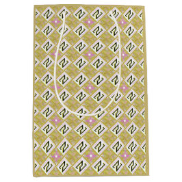 Modern Olivgrön och Magenta Geometrisk Tribal Möns