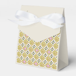 Modern Olivgrön och Magenta Geometrisk Tribal Möns Presentaskar