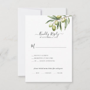 Modern Olivkvist Save the Date OSA Kort
