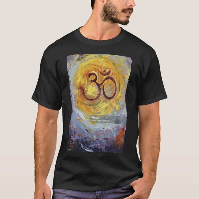 "Modern om Design Andlig T-Shirt" T Shirt (Framsida)