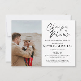 Modern ombokad ändring av planerad tidpunkt för Br