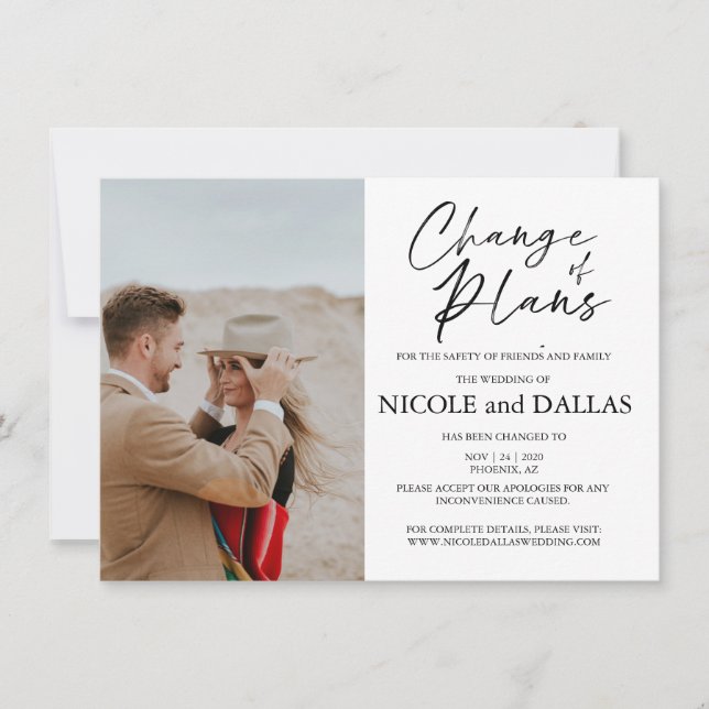 Modern ombokad ändring av planerad tidpunkt för Br (Framsida)