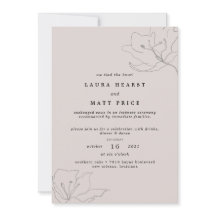 Modern Ömt Rosa Blommig Elopement