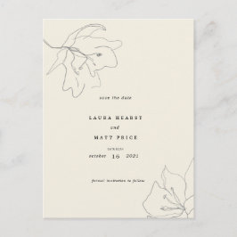 Modern Ömtålig Äggskal Mjuk Blommig Meddelande Vykort