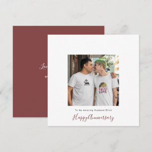 Modern One-fotohbt Gay Kärlek Make-årsdag