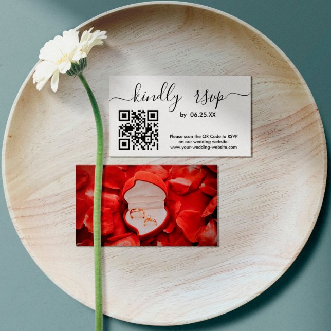 Modern Online webbplats med QR-kod Tilläggskort (Skapare uppladdad)