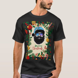 Modern:ooking Santa önskemål God jul T Shirt