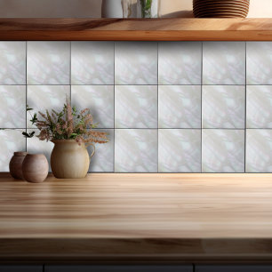 Modern opalescent Pearl Ceramic Tile Kakelplatta