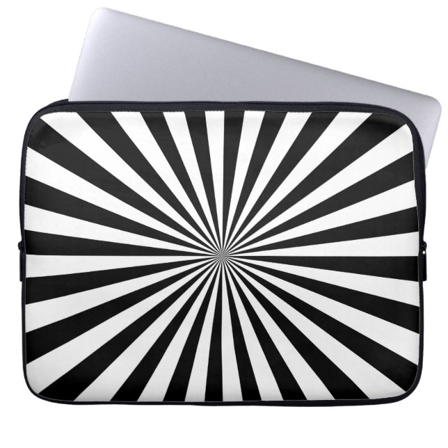 Modern optisk sprängningshjul laptop fodral (Framsidan)